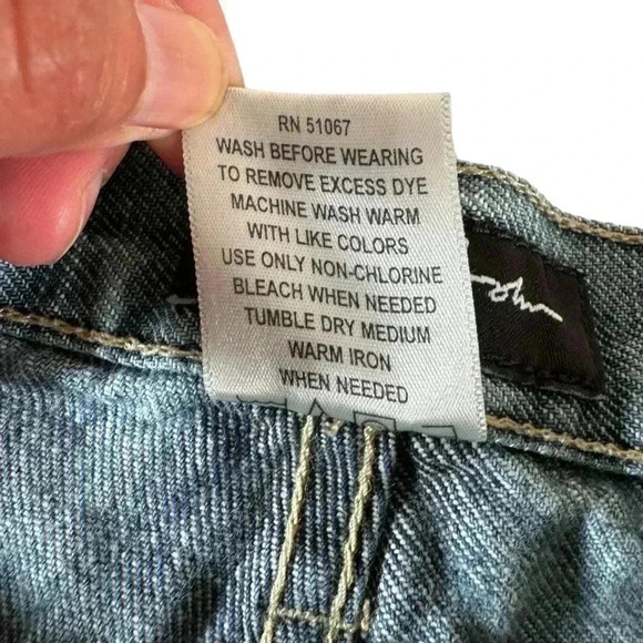 Vintage Sean John Jeans Mens Size 30 Blue Distressed Denim Relaxed - Picture 11 of 13